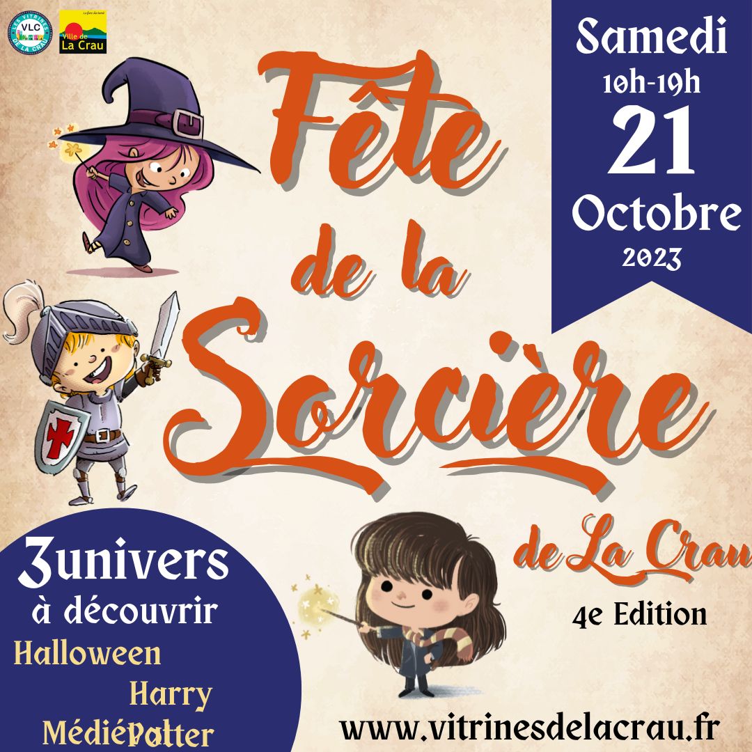 Lire la suite à propos de l’article Samedi 21 octobre 2023 – Fête de la Sorcière de La Crau